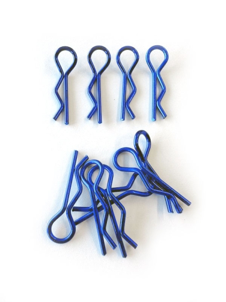 HSPX055 Karosseriesplinte 1/8 blau H-SPEED 5x links, 5x rechts